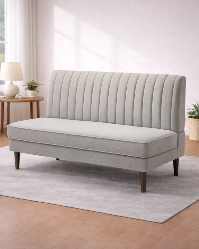 Architectural elegance with plush comfort and durability