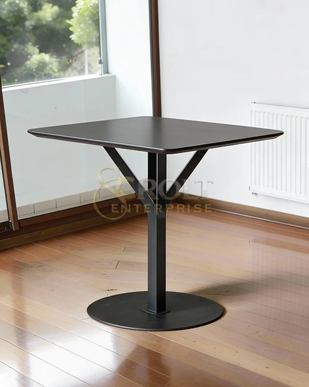contemporary-table-with-sculptural-branching-metal-base