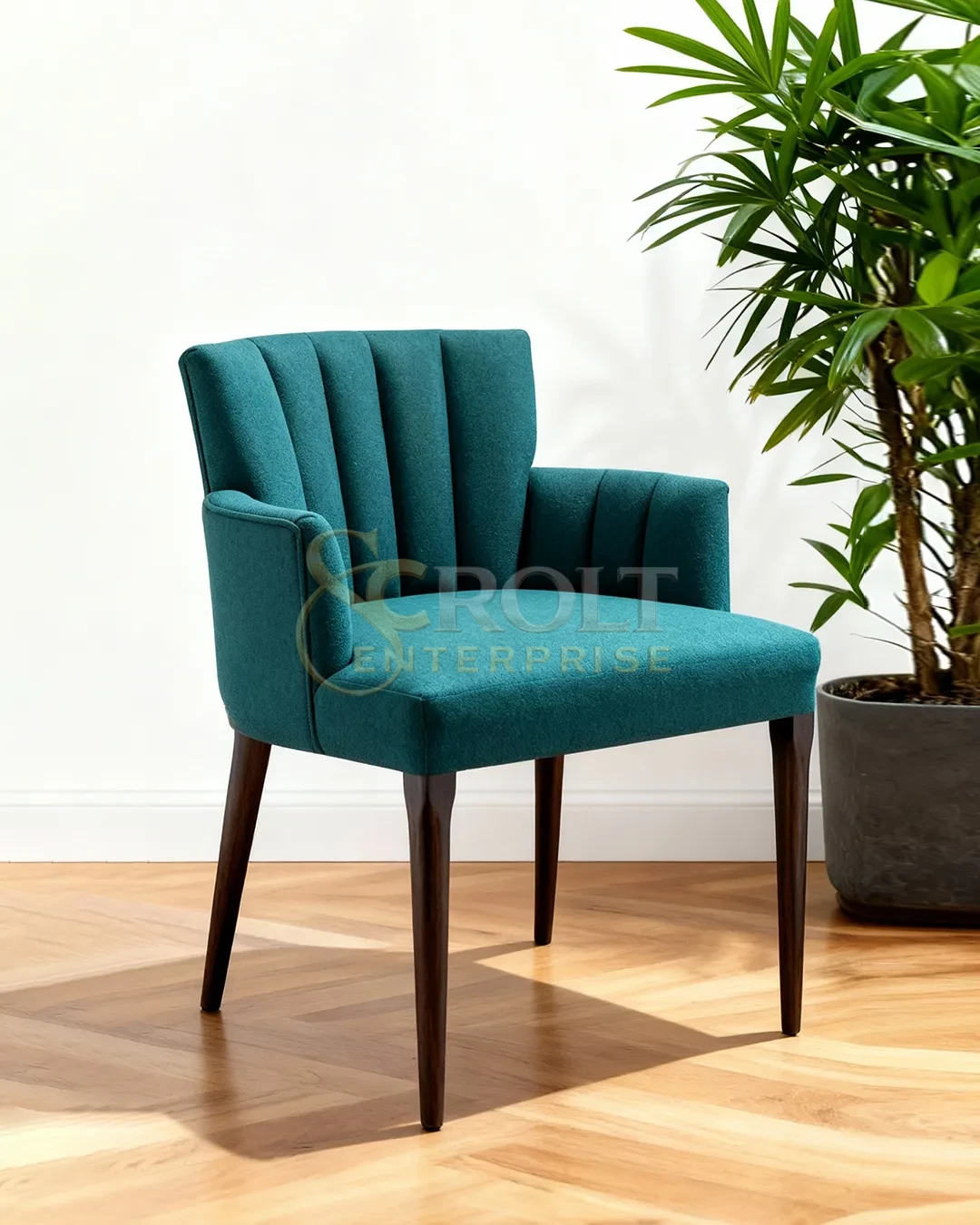 plush-teal-accent-chair-with-elegant-wooden-legs