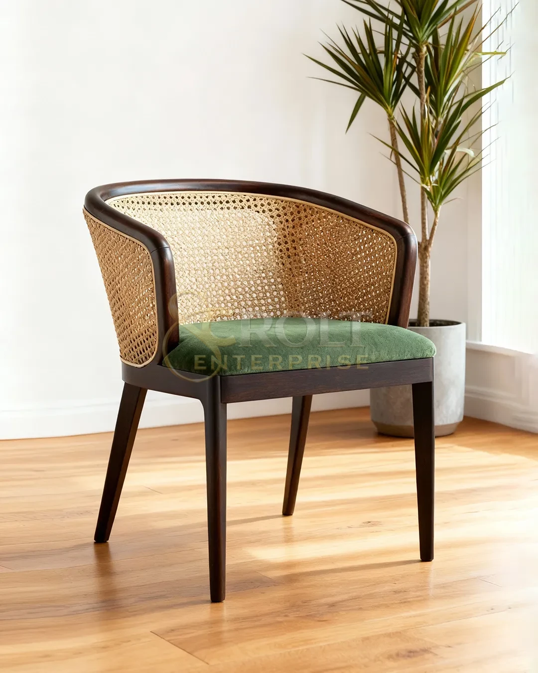 luxury-solid-wood-chair-cane-backrest-elegance