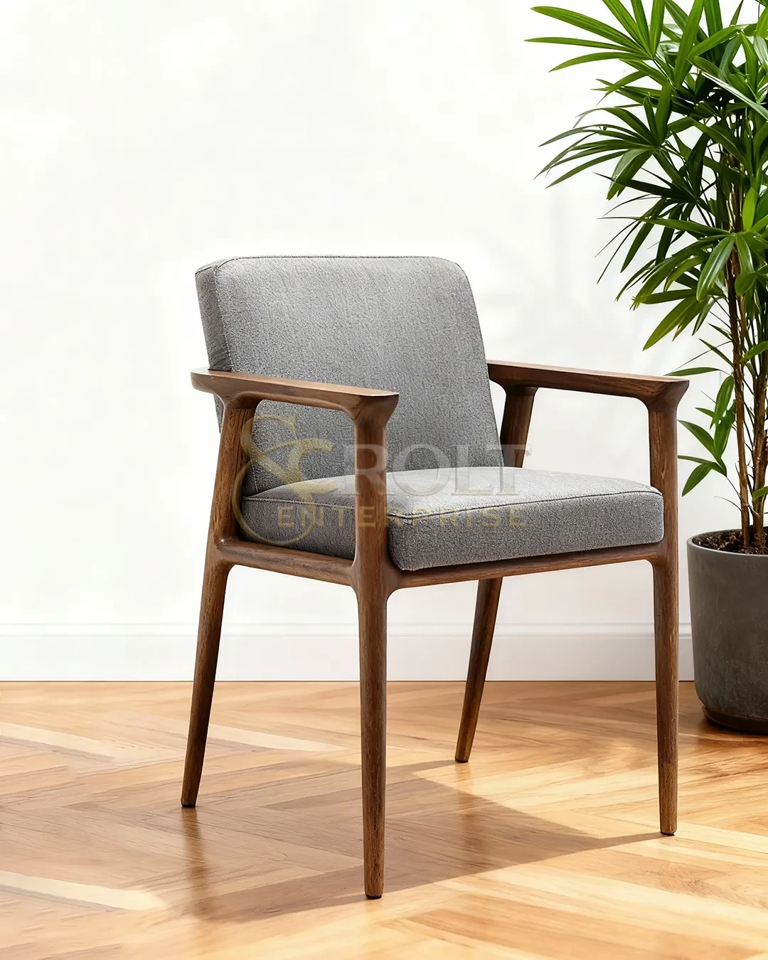 refined-wooden-armchair-with-plush-grey-upholstery