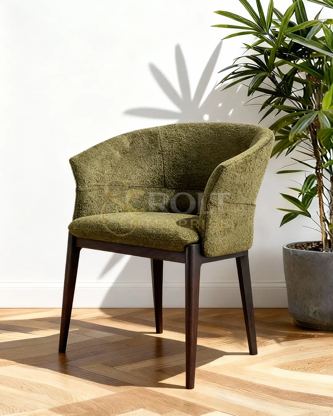 plush-olive-upholstery-with-sculpted-solid-wood-elegance