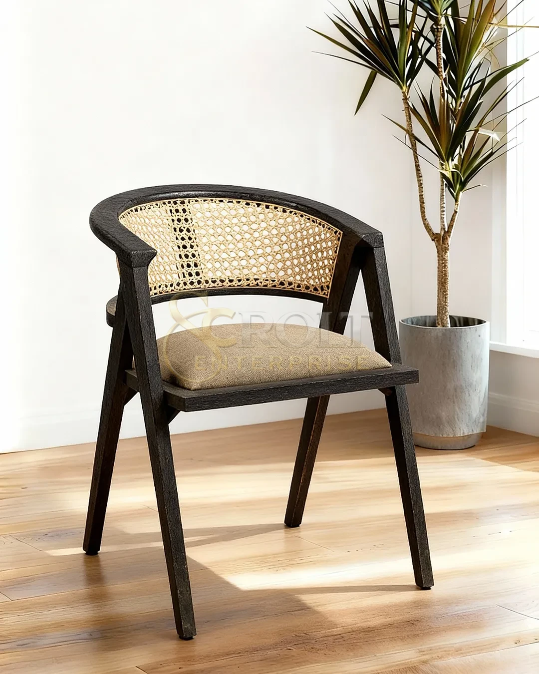 elegant-handcrafted-chair-blending-textured-wood-and-cane